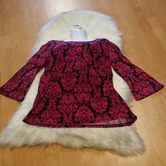 Susan Graver Printed Blouse - Picture 8 of 12